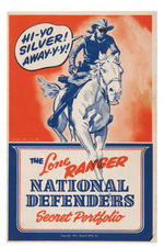 "THE LONE RANGER NATIONAL DEFENDERS" WARNING SIREN & SECRET PORTFOLIO.