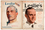 LESLIE'S NEWSPAPER/MAGAZINE 20 ISSUES FROM 1866 TO 1921 HARDING INAUGURAL.