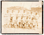 “HAROLD ‘HOOKS’ TINKER” SIGNED 1928 PITTSBURGH CRAWFORDS NEGRO LEAGUE TEAM PHOTO WITH JOSH GIBSON.