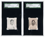 1949-50 ACEBO Y CIA RAY DANDRIDGE/QUINCY TROUPPE PAIR SGC A (AUTHENTIC) (RICHARD MERKIN COLLECTION).