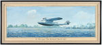 R.W. PIERCE “THE FIRST LIQUID FUEL JET ASSISTED TAKE-OFF (JATO)” ORIGINAL PAINTING.