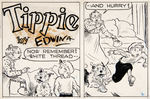 EDWINA “TIPPIE” 1946 SUNDAY PAGE ORIGINAL ART.
