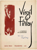 VIRGIL FINLAY SIGNED ART PORTFOLIO & PULP LOT.