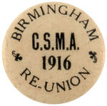 CONFEDERATE SOLDIERS 1916 REUNION BUTTON.