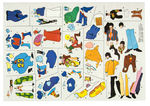 THE BEATLES “YELLOW SUBMARINE POSTER PUT-ONS” IN BOX.