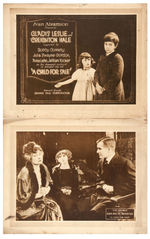 “A CHILD FOR SALE” ORIGINAL 1920 SILENT MOVIE RELEASE PRESS BOOK/SEVEN LOBBY CARDS.