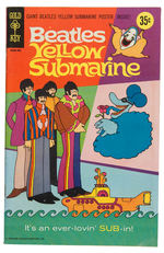 “THE BEATLES YELLOW SUBMARINE” COMIC & BOOK LOT.