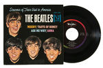 "THE BEATLES - SOUVENIR OF THEIR VISIT TO AMERICA" VEE-JAY 45 RPM EP.