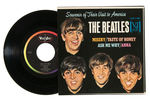 "THE BEATLES - SOUVENIR OF THEIR VISIT TO AMERICA" VEE-JAY 45 RPM EP.