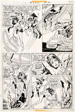 "WONDER WOMAN" #223 JOSE DELBO ORIGINAL COMIC BOOK PAGE ART.
