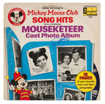 ANNETTE FUNICELLO SIGNED "WALT DISNEY'S MICKEY MOUSE CLUB SONG HITS" LP ALBUM COVER.