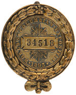 1893 COLUMBIAN EXPO EMPLOYEE PIN.