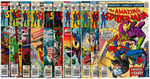 THE AMAZING SPIDER-MAN LOT OF 28 ISSUES FROM 1970s.