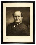 PRESIDENTIAL CANDIDATE WILLIAM JENNINGS BRYAN SIGNED PRINT.