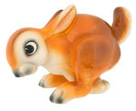 SNOW WHITE FOREST ANIMAL RABBIT EXCEPTIONAL CERAMIC FIGURINE BY ZACCAGNINI.