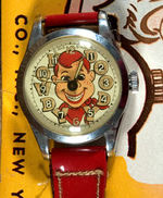 "HOWDY DOODY WRIST WATCH" WITH MOVABLE EYES/BOXED.
