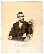 "SCHUYLER COLFAX - VICE-PRESIDENT OF THE UNITED STATES" POSTER.