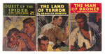 DOC SAVAGE "IDEAL LIBRARY" BOOK TRIO.