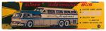 “SUPER GREYHOUND” BOXED BATTERY OPERATED REMOTE CONTROL TIN LITHO TOY.