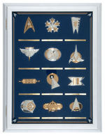 "THE OFFICIAL STAR TREK INSIGNIA COLLECTION" BY FRANKLIN MINT.