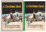 "A CHRISTMAS CAROL HOLIDAY GREETINGS FROM KING FEATURES SYNDICATE" PROMO BOOK W/HAL FOSTER ART COVER