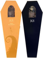 "THE NIGHTMARE BEFORE CHRISTMAS" JACK SKELLINGTON DOLL COFFIN-BOXED TRIO PLUS PIRATE JACK.