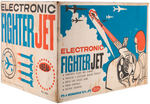 "IDEAL FIGHTER JET" LARGE BATTERY-OPERATED TOY BOXED.