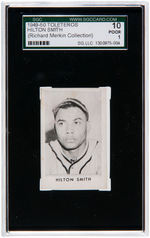 1949-50 TOLETEROS HILTON SMITH 10 POOR 1 (RICHARD MERKIN COLLECTION).