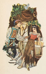 "SNOW WHITE AND THE SEVEN DWARFS" GROSSET & DUNLAP BOOK WITH DUST JACKET.