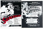 "SUPERMAN" AND “ATOM MAN VS. SUPERMAN” LIMITED EDITION PRESSBOOKS SIGNED BY KIRK ALYN.