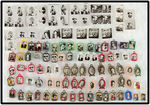 CHARMS AND UNUSED CHARM PHOTOS: SPORTS, COWBOYS, MOVIE STARS, SINGERS, COMIC CHARACTERS.