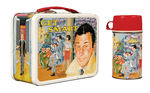 "GET SMART" METAL LUNCH BOX WITH THERMOS.