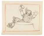 "SNOW WHITE AND THE SEVEN DWARFS" ORIGINAL STORYBOARD ART LOT FEATURING DOC.