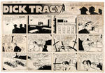 “DICK TRACY” 1949 SUNDAY PAGE ORIGINAL ART WITH VILLAIN PEAR-SHAPE.