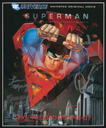 "SUPERMAN: DOOMSDAY" SIGNED & FRAMED DISPLAY.