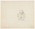 SNOW WHITE AND THE SEVEN DWARFS DOC PRODUCTION DRAWING.
