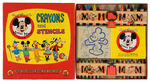 “MICKEY MOUSE CLUB CRAYONS AND STENCILS” BOXED ART SET.