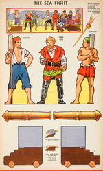 ERROL FLYNN “THE SEA HAWK” DELUXE PUNCH-OUT BOOK.