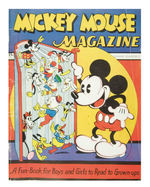 "MICKEY MOUSE MAGAZINE" FIRST ISSUE.