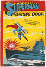 "SUPERMAN COLORING BOOK" PRODUCTION LOT.