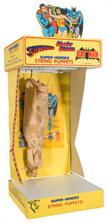 “SUPER-HEROES STRING PUPPETS” STORE DISPLAY WITH SUPERMAN.