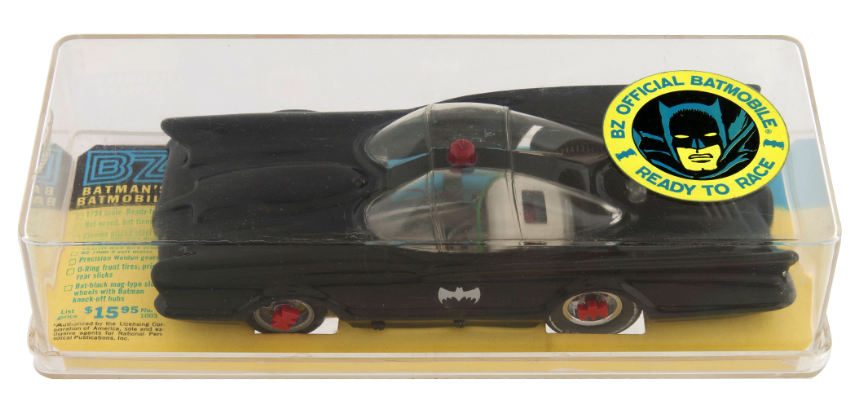 1966 Batman Batmobile Model Slot Car BZ Industries Promo Toy AD 