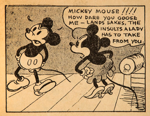 Hake's - “MICKEY MOUSE IN THE FLOOD” 8-PAGER.