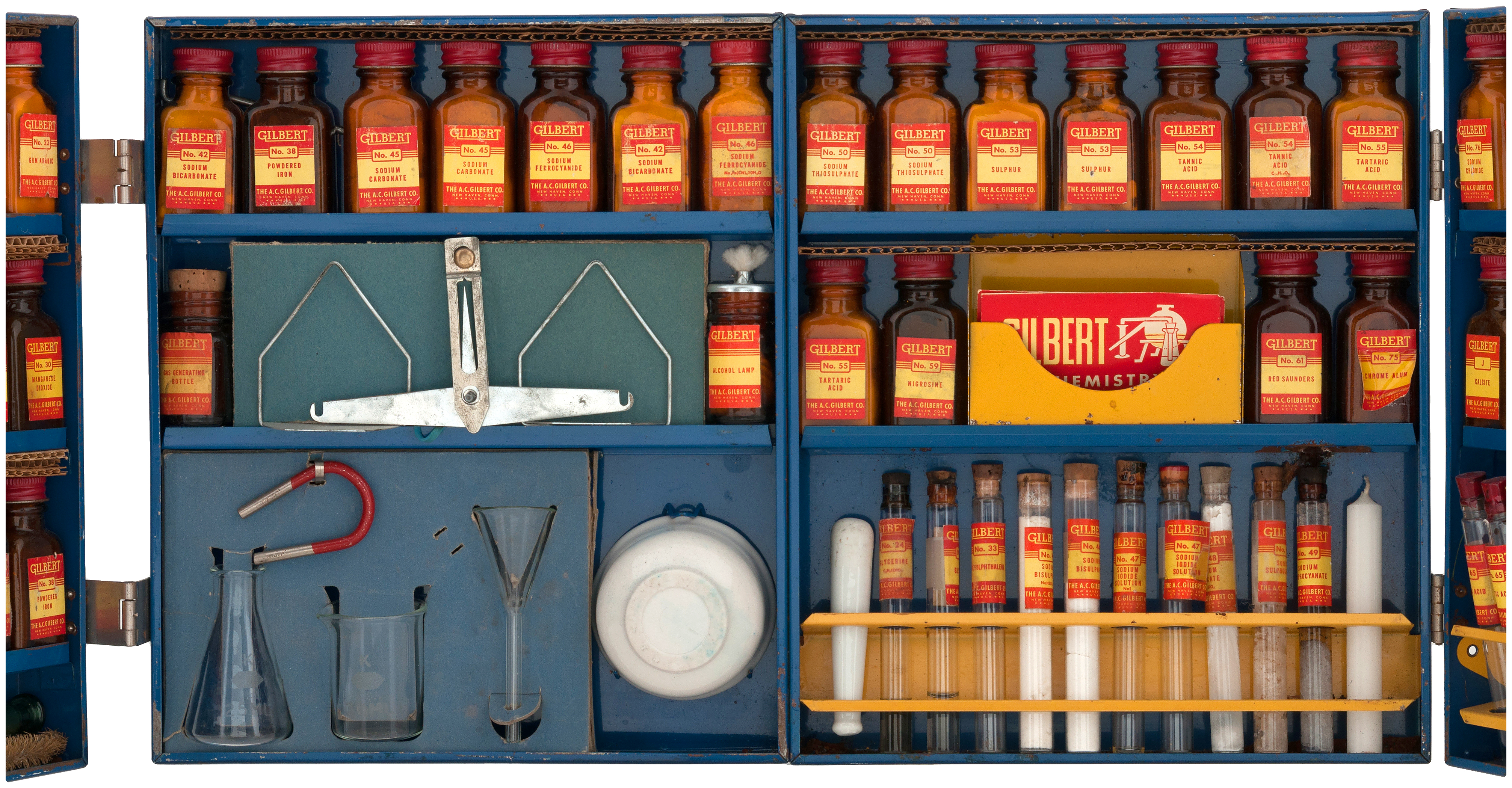Details about   1950’s Gilbert chemistry/glassblowing educational tri-fold lab 