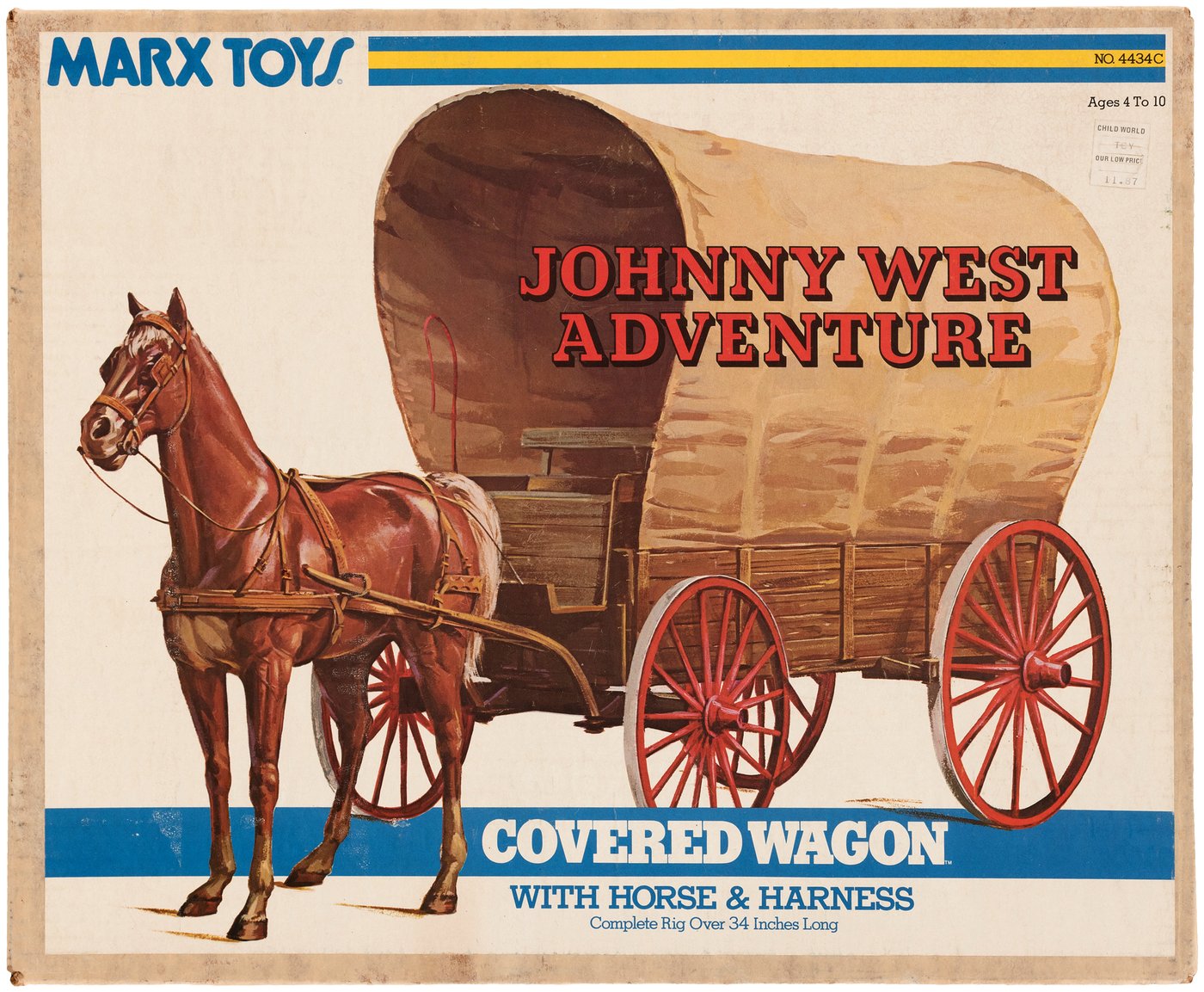 Gabriel Prairie Wagon 4-in-1 Hubley/Marx  Best of the West Johnny West Adverture Series with Original Box