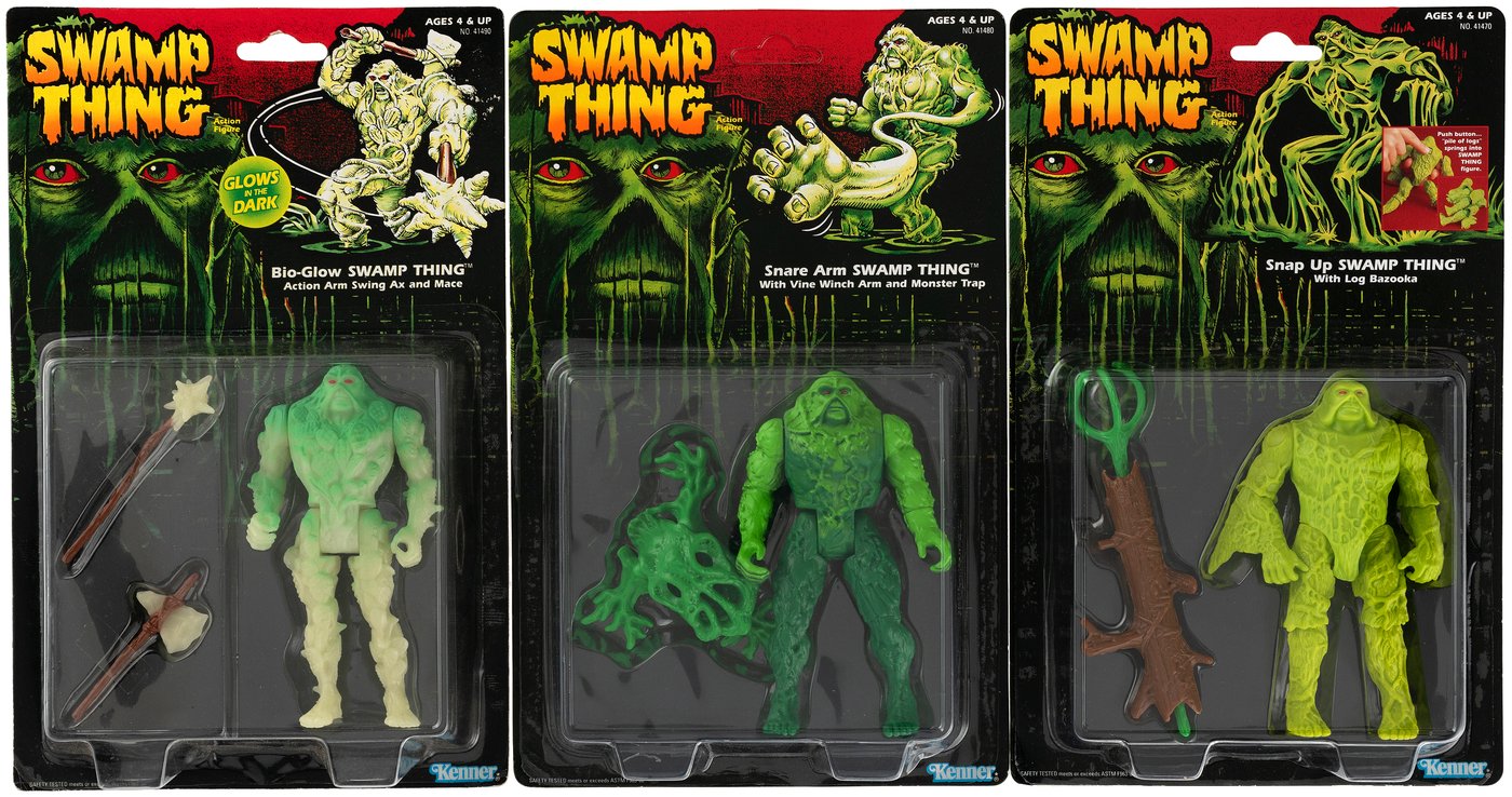 Hake S Swamp Thing Action Figure Near Set Of 11 On Cards