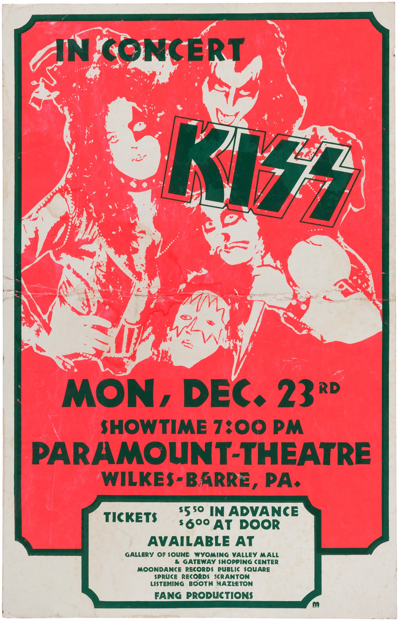 kiss 1974 tour dates