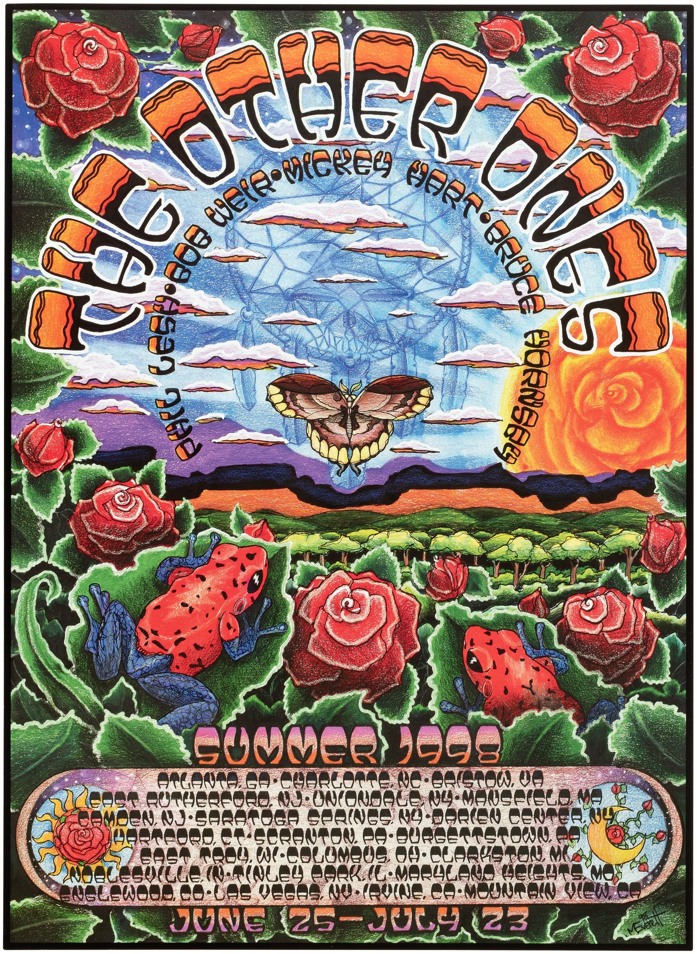 grateful dead 1995 tour poster