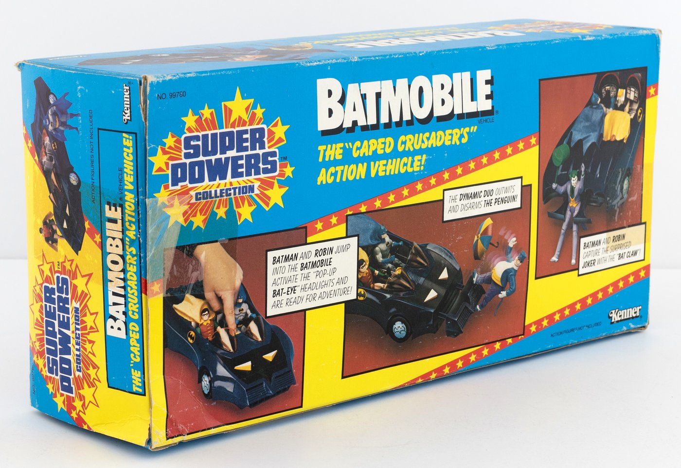Hake's "SUPER POWERS COLLECTION BATMOBILE" BOXED VEHICLE.