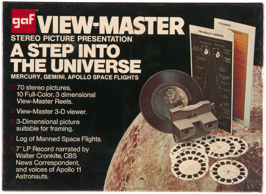 Hake's - VIEW-MASTER A STEP INTO THE UNIVERSE BOXED SPACE VIEWER